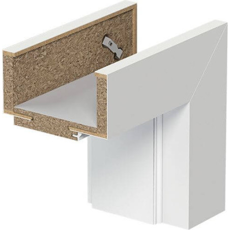 Ościeżnica Porta System Prawa 70 Bezprzylgowa Zakres C (120-140mm) Porta