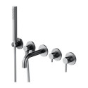Bateria Wannowa 5-Otworowa Podtynkowa Y Nikiel Y1237-1SNI Omnires Bateria Wannowa 5-Otworowa Podtynkowa Y Nikiel Y1237-1SNI Omnires