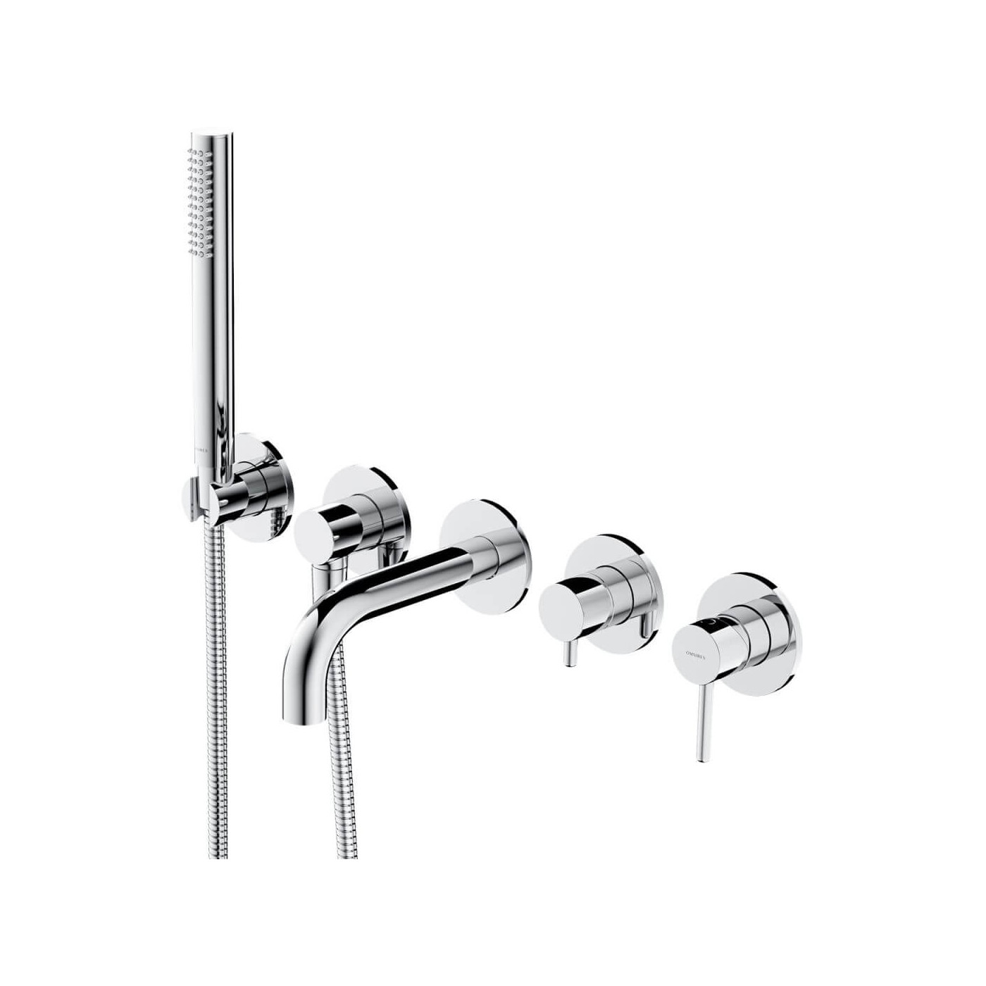 Bateria Wannowa 5-Otworowa Podtynkowa Y Chrom Y1237-1SCR Omnires Bateria Wannowa 5-Otworowa Podtynkowa Y Chrom Y1237-1SCR Omnires