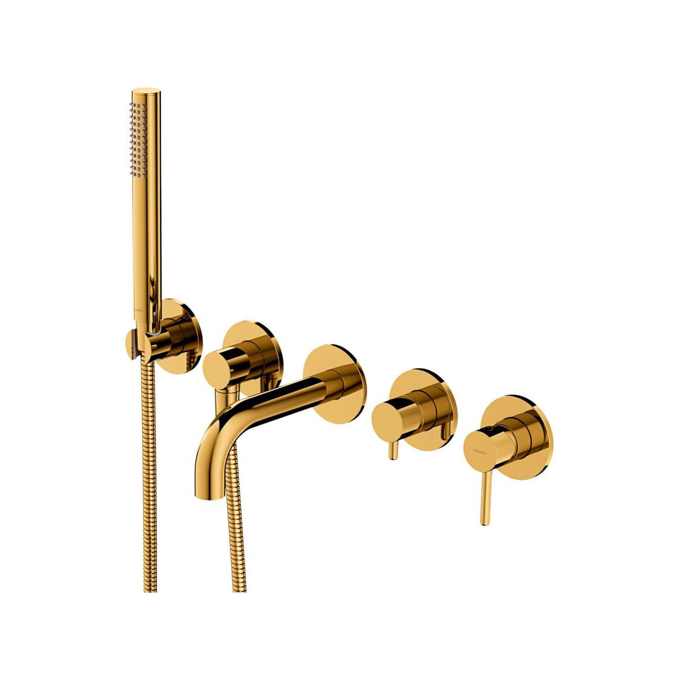 Bateria Wannowa 5-Otworowa Podtynkowa Y Złoty Y1237-1SGL Omnires Bateria Wannowa 5-Otworowa Podtynkowa Y Złoty Y1237-1SGL Omnires