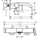 Jednouchwytowa Bateria Wannowa Natynkowa Vivenis Biały Mat 75420700 Hansgrohe Jednouchwytowa Bateria Wannowa Natynkowa Vivenis Biały Mat 75420700 Hansgrohe