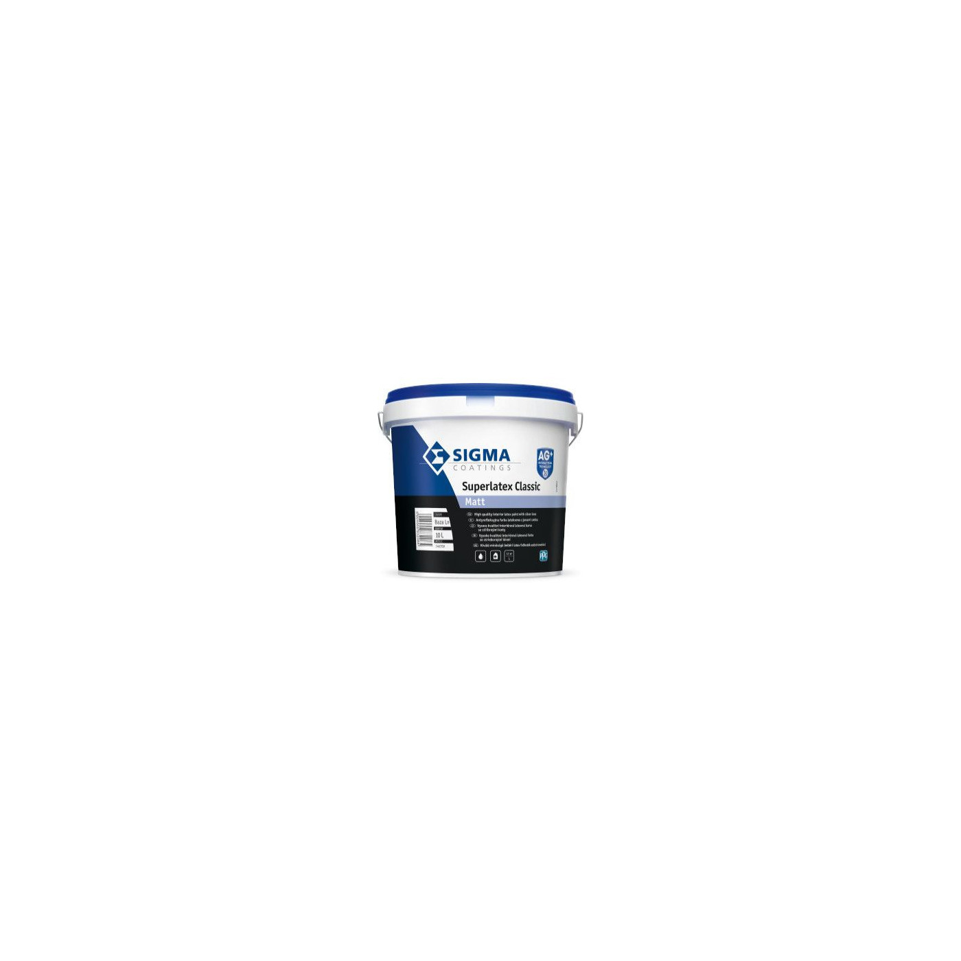 Farba Lateksowa Superlatex Classic Mat 10 L Baza CMS LN Sigma Coatings Farba Lateksowa Superlatex Classic Mat 10 L Baza CMS LN Sigma Coatings