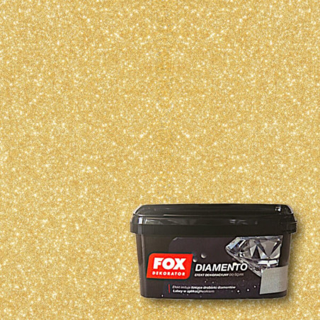 Farba Dekoracyjna Diamento Gold 1L Fox