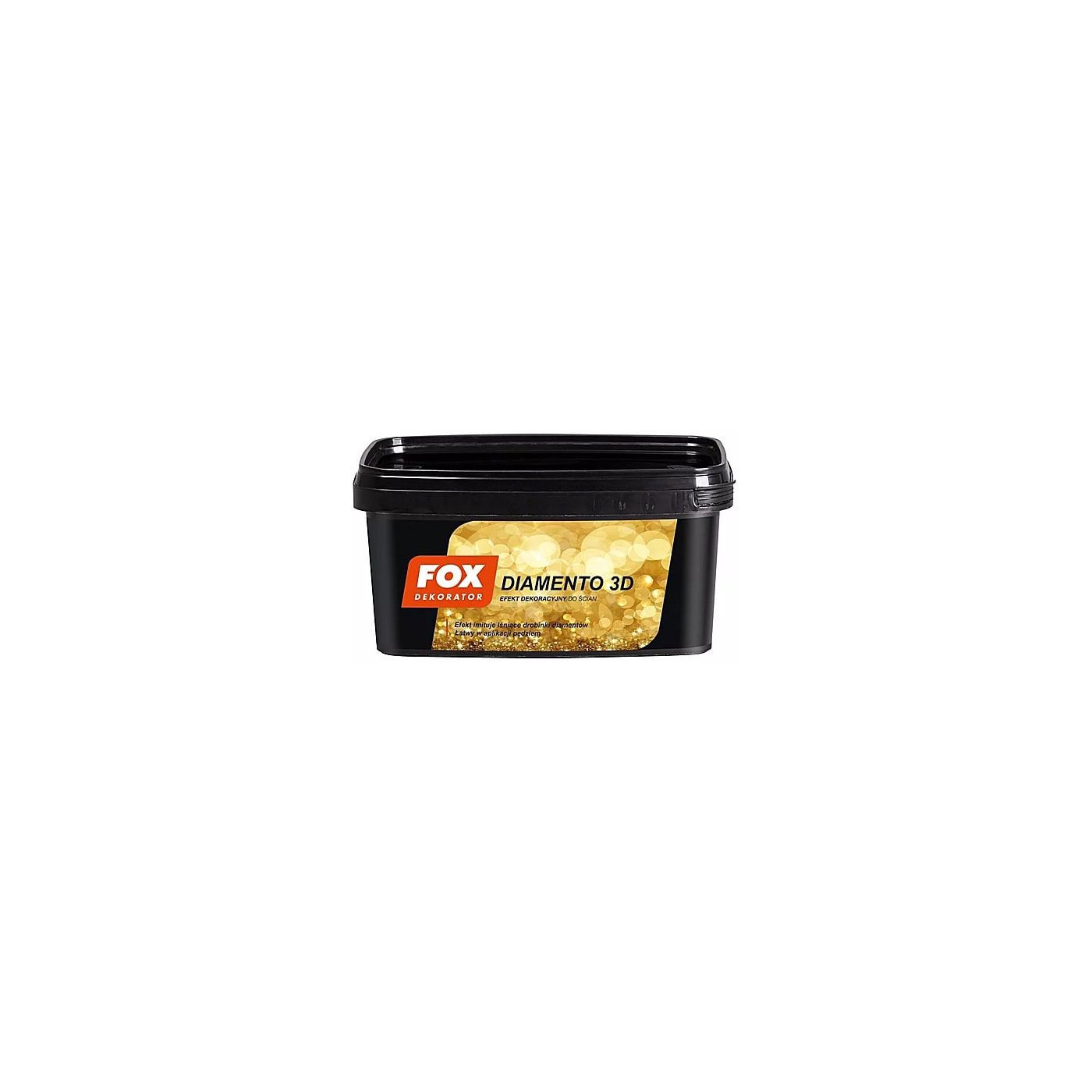 Farba Dekoracyjna Diamento 3D Carbon 1L Fox Farba Dekoracyjna Diamento 3D Carbon 1L Fox