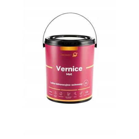 Lakier Dekoracyjny Vernice Mat 1L Decoverni