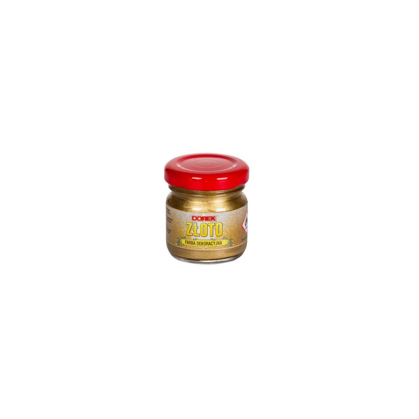 Farba Dekoracyjna Złoto 25ml Dorex Farba Dekoracyjna Złoto 25ml Dorex