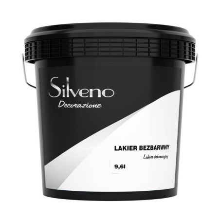 Lakier Dekoracyjny Bezbarwny 9,6L Silveno Decorazione