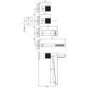Bateria Wannowa Contour Miedź Szczotkowana CT8032CPB Omnires Bateria Wannowa Contour Miedź Szczotkowana CT8032CPB Omnires