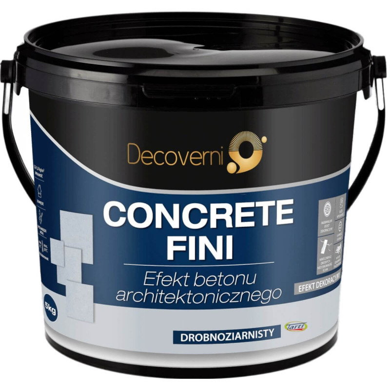 Tynk Dekoracyjny Concrete Fini Beton 22 kg Decoverni Tynk Dekoracyjny Concrete Fini Beton 22 kg Decoverni