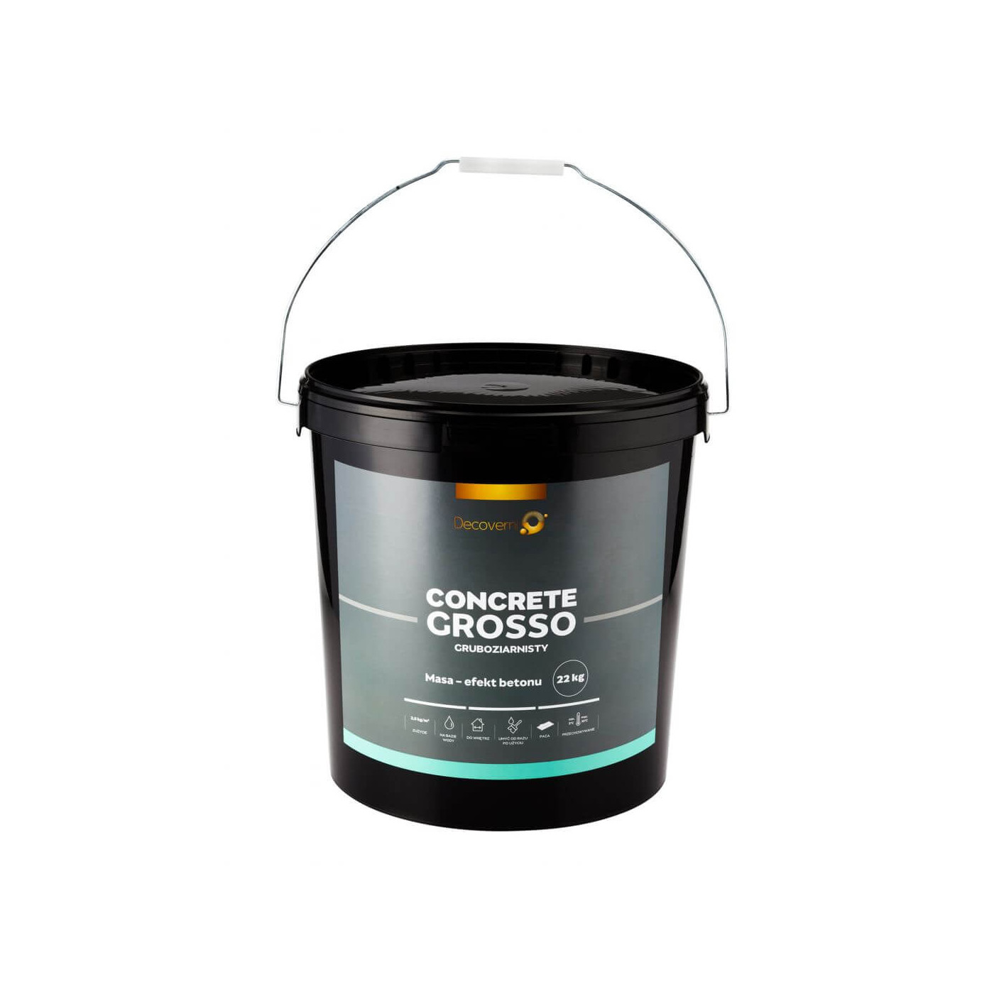 Tynk Dekoracyjny Concrete Grosso Beton 22 kg Decoverni Tynk Dekoracyjny Concrete Grosso Beton 22 kg Decoverni