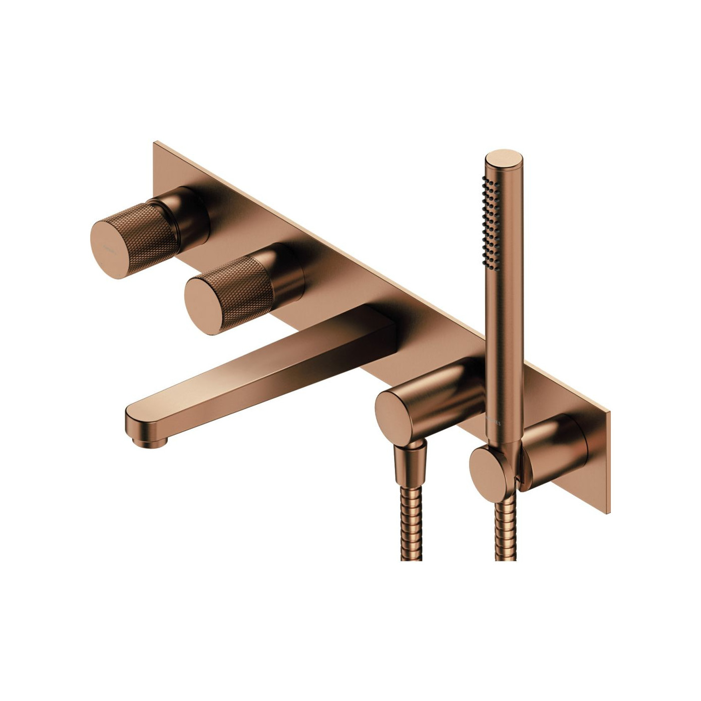 Bateria Wannowa Podtynkowa Contour Miedź Szczotkowana CT8037/1CPB Omnires Bateria Wannowa Podtynkowa Contour Miedź Szczotkowana CT8037/1CPB Omnires