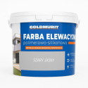 Farba Elewacyjna Polimerowo-Silikonowa Szary Jasny 10l Goldmurit Farba Elewacyjna Polimerowo-Silikonowa Szary Jasny 10l Goldmurit