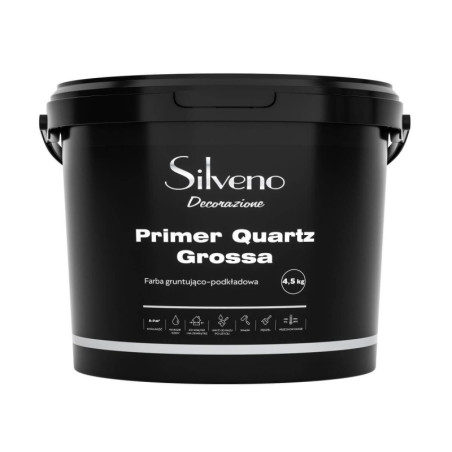 Farba Gruntująco-Podkładowa Decorazione Primer Quartz Grossa Silveno