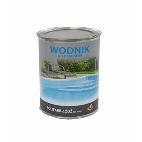 Farba Do Malowania Basenów Niebieska Jasna 0,8L Polifarb Łódź