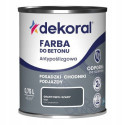 Farba Do Betonu Akrylit B Grafitowo-Szary 0,75L Dekoral Farba Do Betonu Akrylit B Grafitowo-Szary 0,75L Dekoral