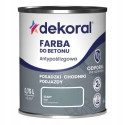 Farba Do Betonu Akrylit B Szary 0,75L Dekoral Farba Do Betonu Akrylit B Szary 0,75L Dekoral