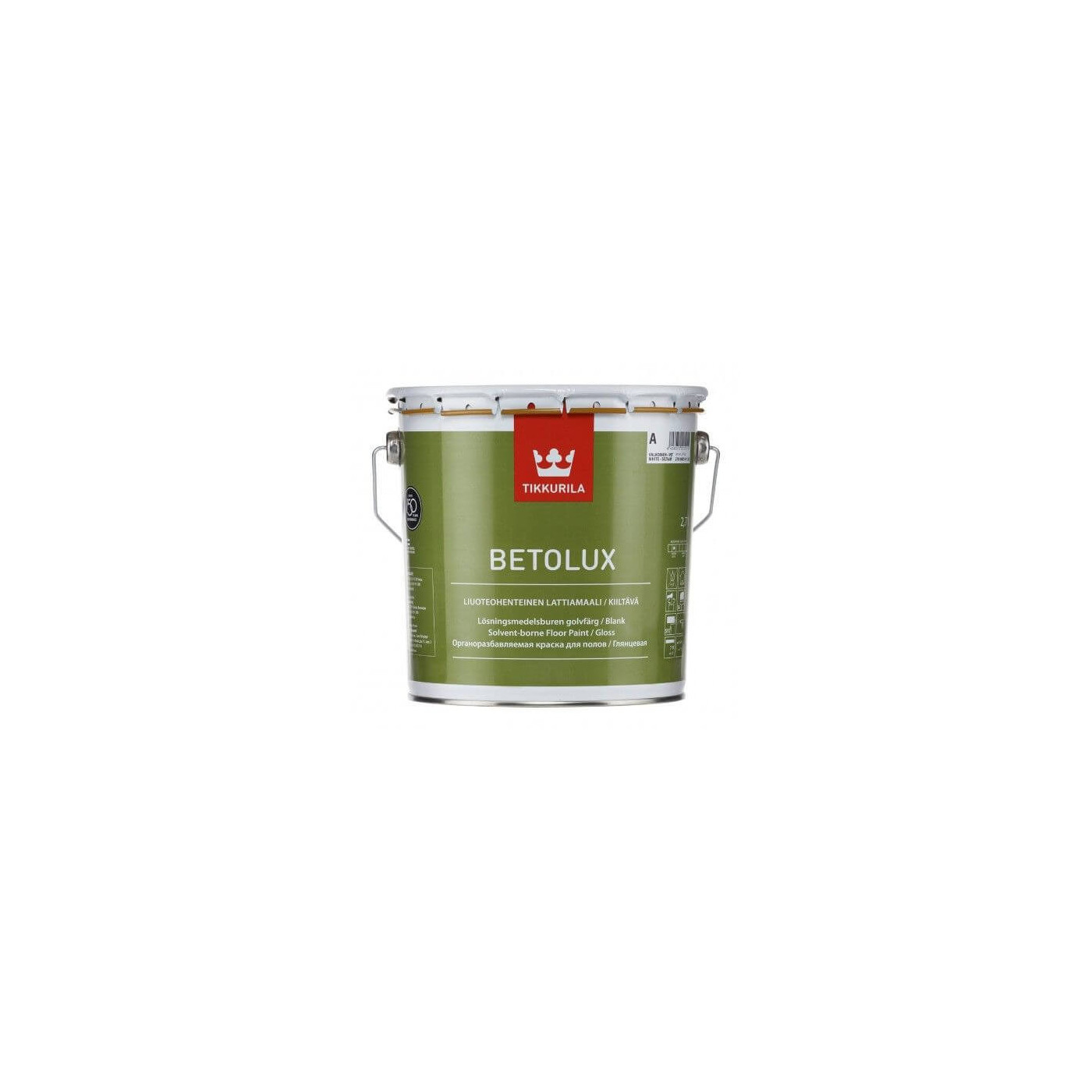 Farba do Betonu Betolux Floor Paint Baza A 0,9L Tikkurila Farba do Betonu Betolux Floor Paint Baza A 0,9L Tikkurila