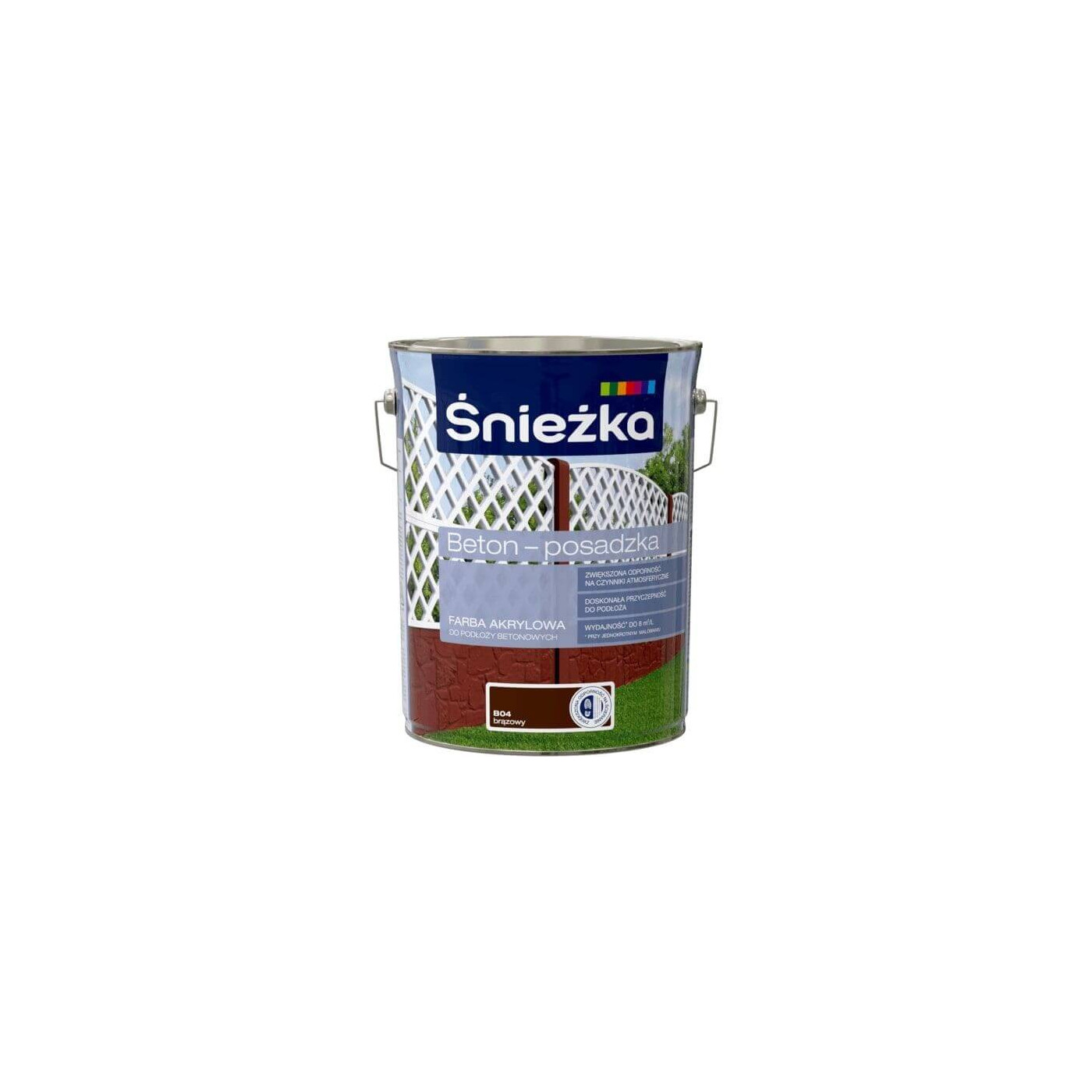Śnieżka Beton-posadzka B04 brąz 0,8L Śnieżka Beton-posadzka B04 brąz 0,8L