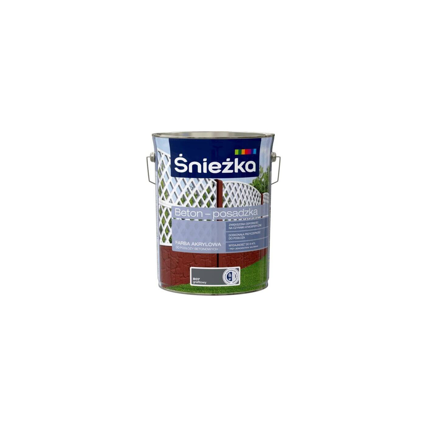Śnieżka Beton-posadzka B07 Grafitowy 0,8L Śnieżka Beton-posadzka B07 Grafitowy 0,8L