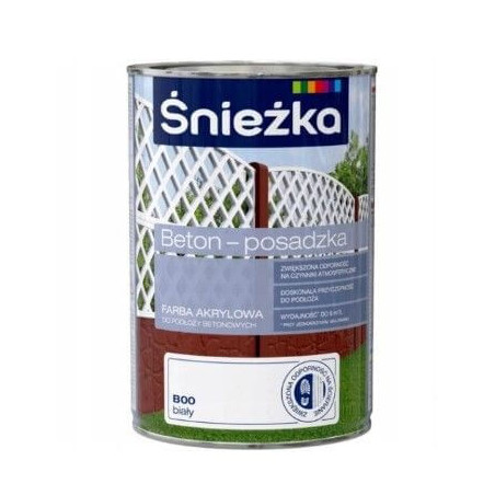 Farba Beton-Posadzka 0.8 L Biały Śnieżka