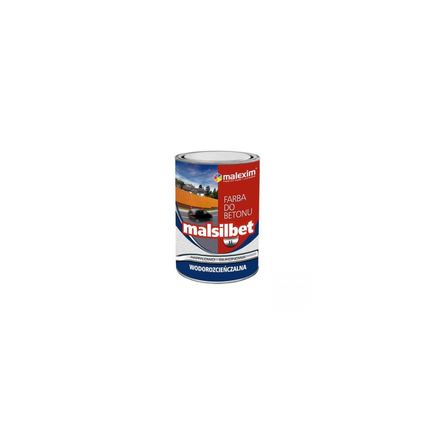 Farba Akrylowo-Silikonowa Malsilbet Szary Jasny 2.5L Malexim Farba Akrylowo-Silikonowa Malsilbet Szary Jasny 2.5L Malexim