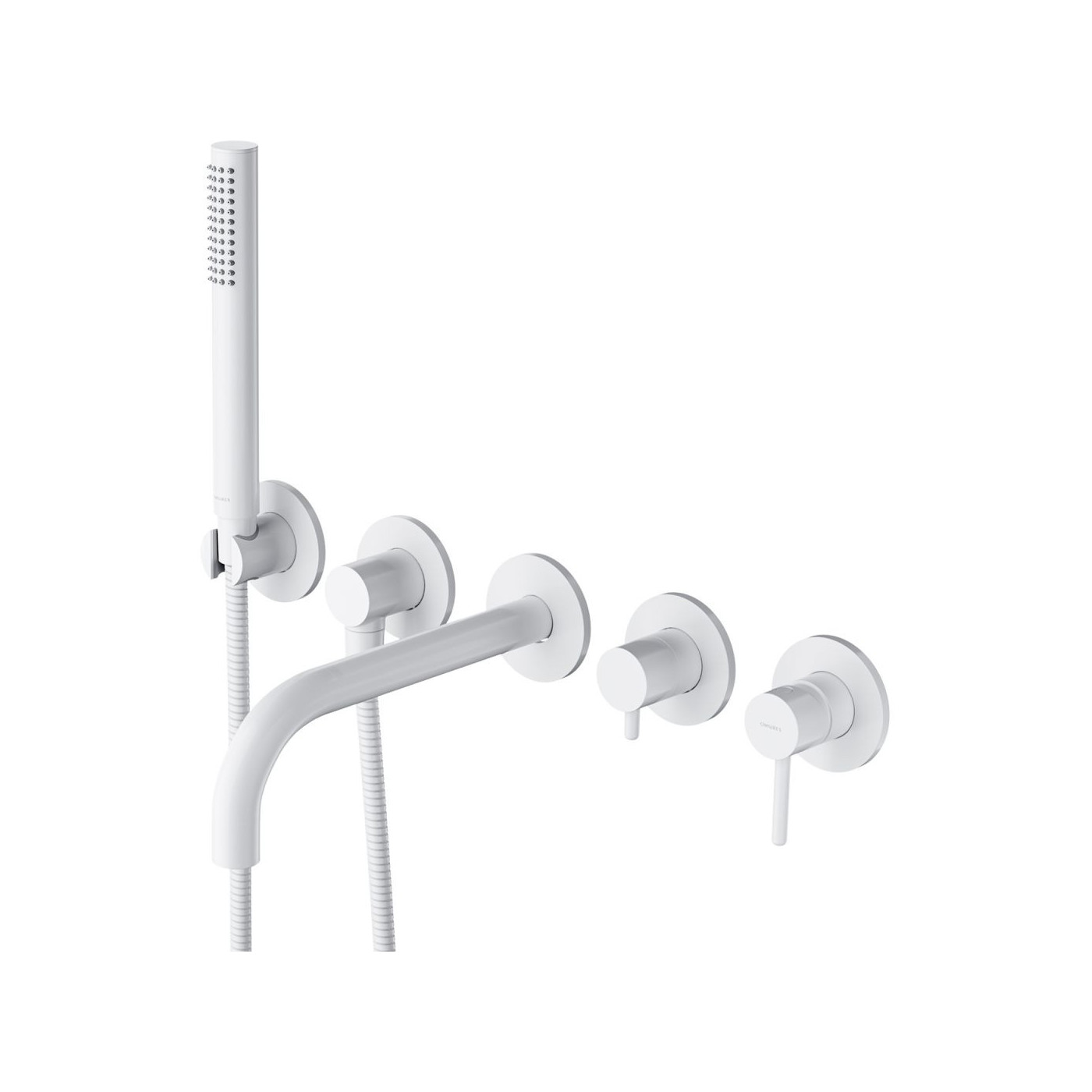 Bateria Wannowa Podtynkowa Y Biały Mat Y1237/1WM Omnires Bateria Wannowa Podtynkowa Y Biały Mat Y1237/1WM Omnires