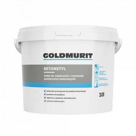 Farba Do Betonu Betonstyl Biały 10l Goldmurit