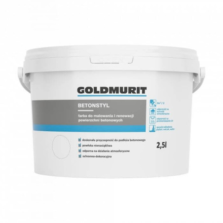 Farba Do Betonu Betonstyl Wiśniowy 2.5l Goldmurit
