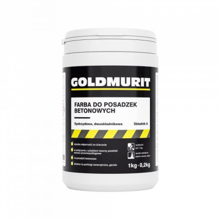 Farba Do Posadzek Betonowych Szarny Zbliżony Do Ral 7035 1kgA+0,2kgB Goldmurit