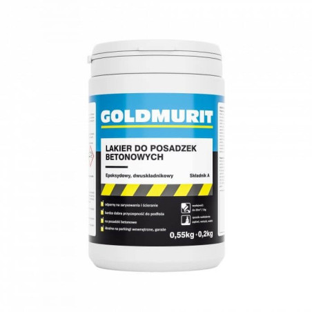 Lakier do posadzek betonowych 0,55 kg A+ 0.2 kg B Goldmurit