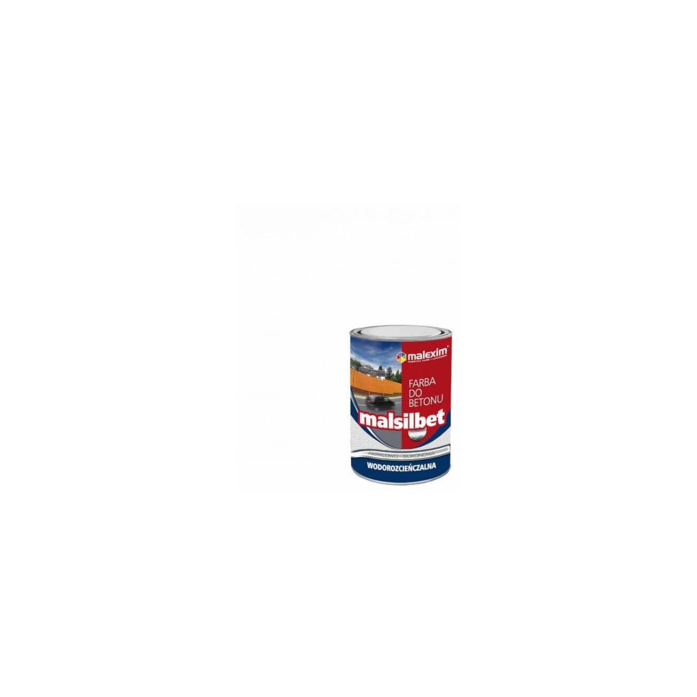 Farba Akrylowo-Silikonowa Malsilbet Biały 2.5L Malexim Farba Akrylowo-Silikonowa Malsilbet Biały 2.5L Malexim