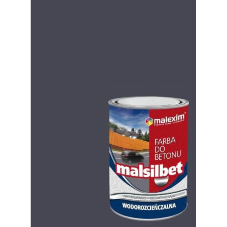 Farba Akrylowo-Silikonowa Malsilbet Grafitowy 2.5L Malexim