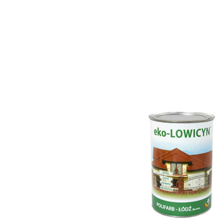 Farba Eko Lowicyn Biała 1L RAL 9003 Polifarb Łódź