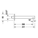 Wylewka Wannowa Circle Chrom CE5240010010 Duravit Wylewka Wannowa Circle Chrom CE5240010010 Duravit