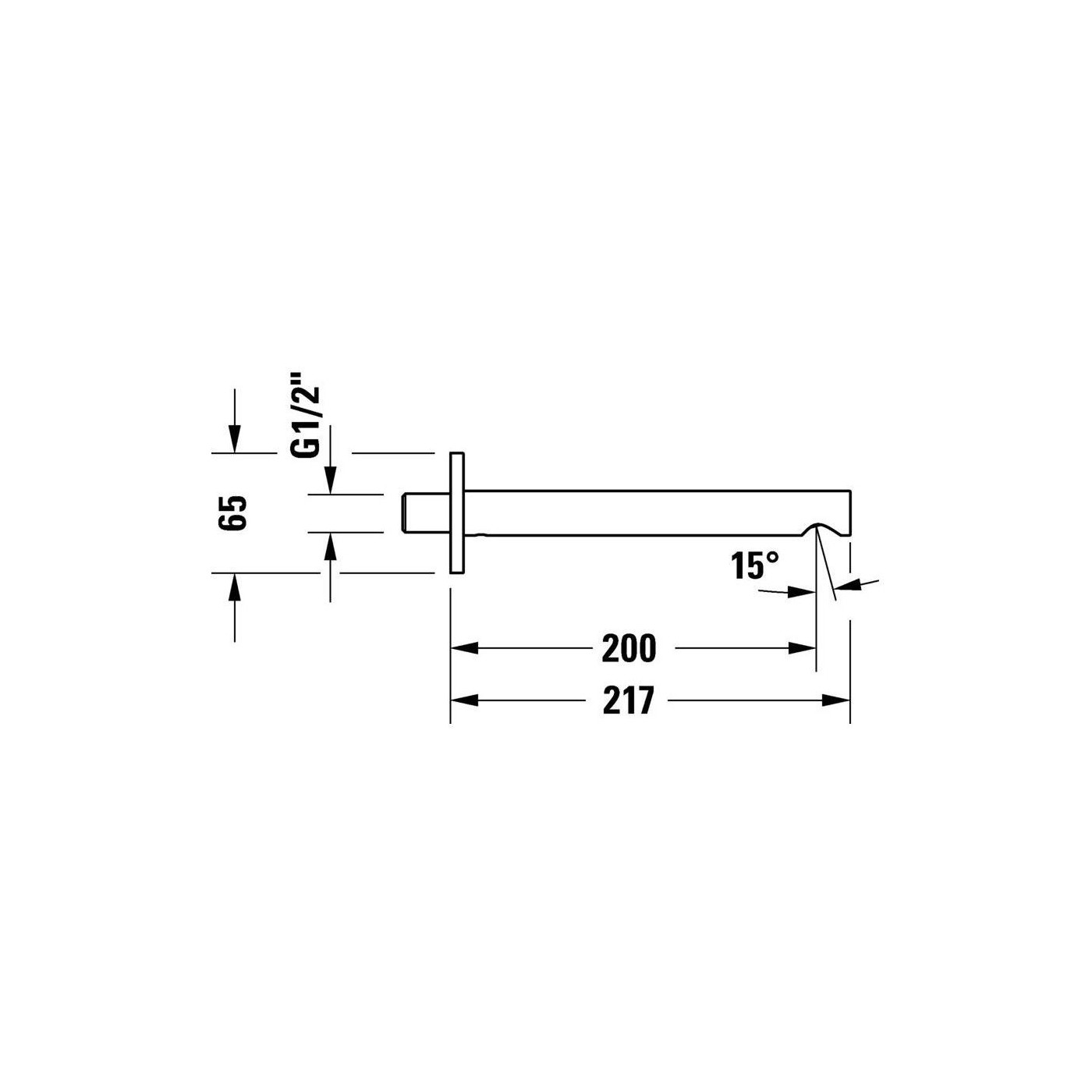 Wylewka Wannowa Circle Chrom CE5240010010 Duravit Wylewka Wannowa Circle Chrom CE5240010010 Duravit