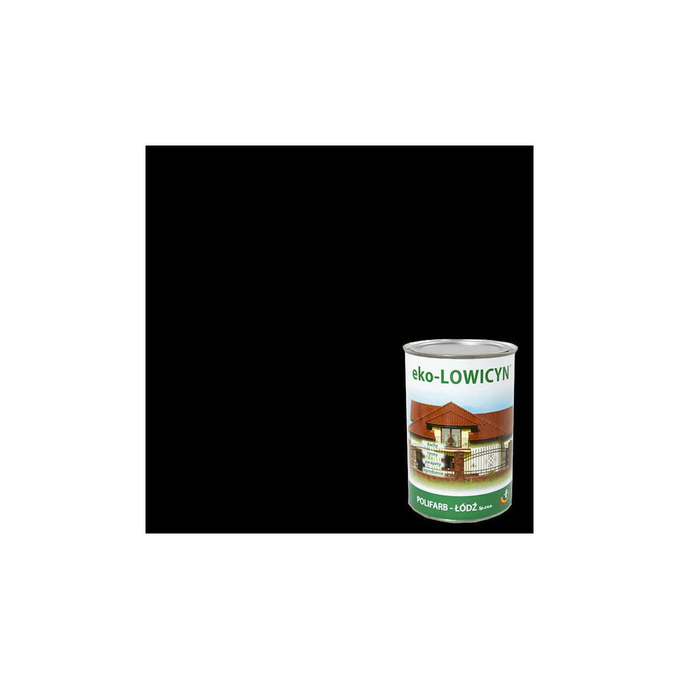 Farba Eko Lowicyn Czarna 1L RAL 9005 Polifarb Łódź Farba Eko Lowicyn Czarna 1L RAL 9005 Polifarb Łódź