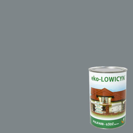 Farba Eko Lowicyn Szary Jasny 1L RAL 7046 Polifarb Łódź