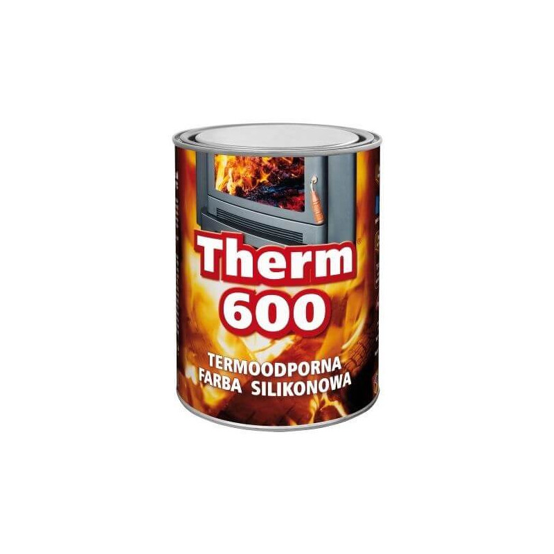 Farba Żaroodporna Therm 600 Aluminiowa 0,7L Malexim Farba Żaroodporna Therm 600 Aluminiowa 0,7L Malexim