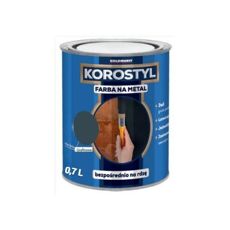 Farba Na Metal Korostyl Grafitowy 0,7L Goldmurit