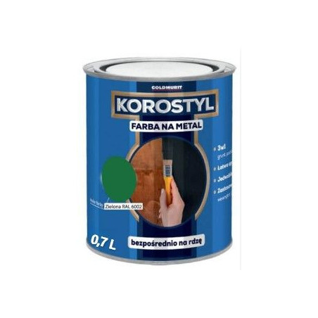 Farba Na Metal Korostyl Zielony 6002 0,7L Goldmurit