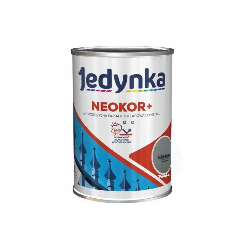 Farba Podkładowa Antykorozyjna Neokor Plus Aluminiowy 10L Jedynka Farba Podkładowa Antykorozyjna Neokor Plus Aluminiowy 10L Jedynka