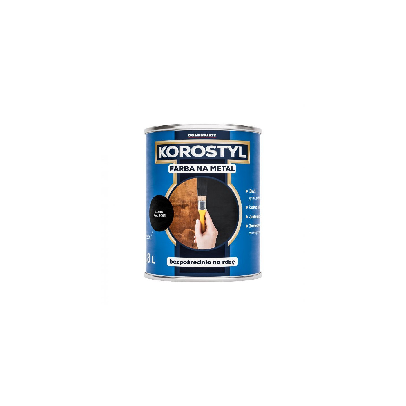 Farba Na Metal Korostyl Szary 7035 0,7L Goldmurit Farba Na Metal Korostyl Szary 7035 0,7L Goldmurit