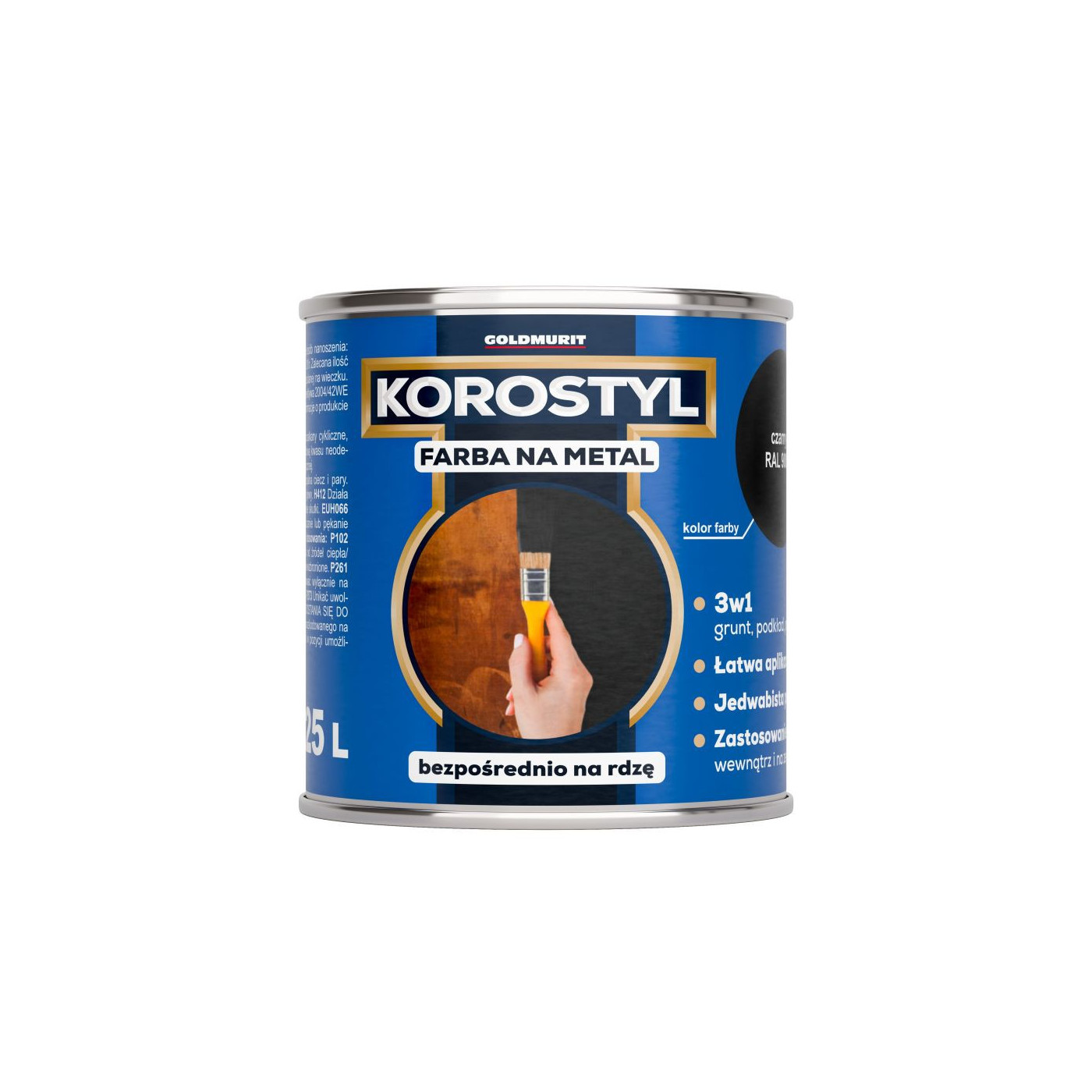 Farba Na Metal Korostyl Szary 7035 0,225L Goldmurit Farba Na Metal Korostyl Szary 7035 0,225L Goldmurit