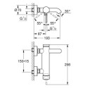 Bateria Wannowa Essence Brushed Cool Sunrise 33624GN1 Grohe Bateria Wannowa Essence Brushed Cool Sunrise 33624GN1 Grohe