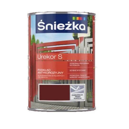 Farba Urekor S Czerwony Tlenkowy 0,2L Śnieżka