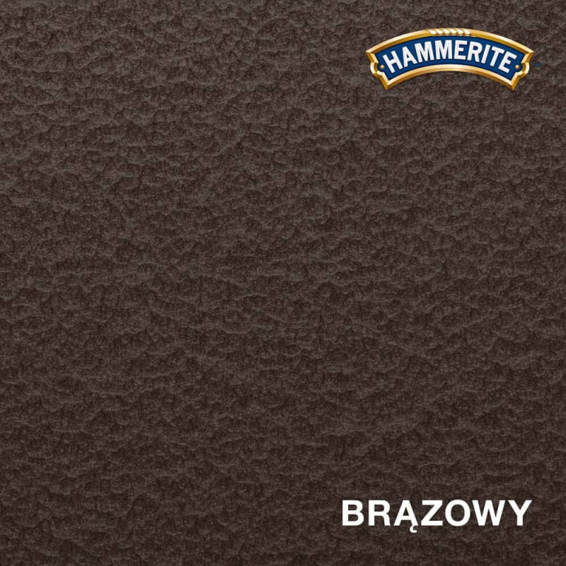 Farba Prosto Na Rdzę Młotkowy Brązowy 0.25L Hammerite Farba Prosto Na Rdzę Młotkowy Brązowy 0.25L Hammerite