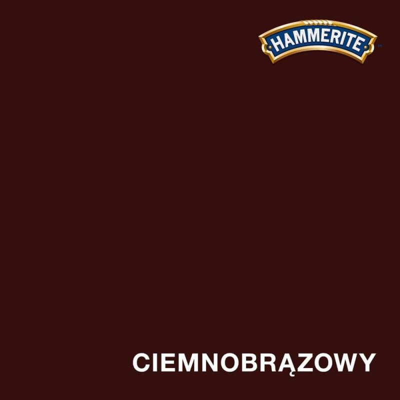 Farba Prosto Na Rdzę Połysk Ciemnobrązowy 0.25L Hammerite Farba Prosto Na Rdzę Połysk Ciemnobrązowy 0.25L Hammerite