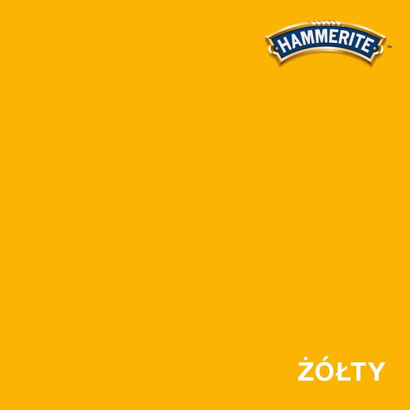 Farba Prosto Na Rdzę Połysk Żółty 0.7L Hammerite Farba Prosto Na Rdzę Połysk Żółty 0.7L Hammerite