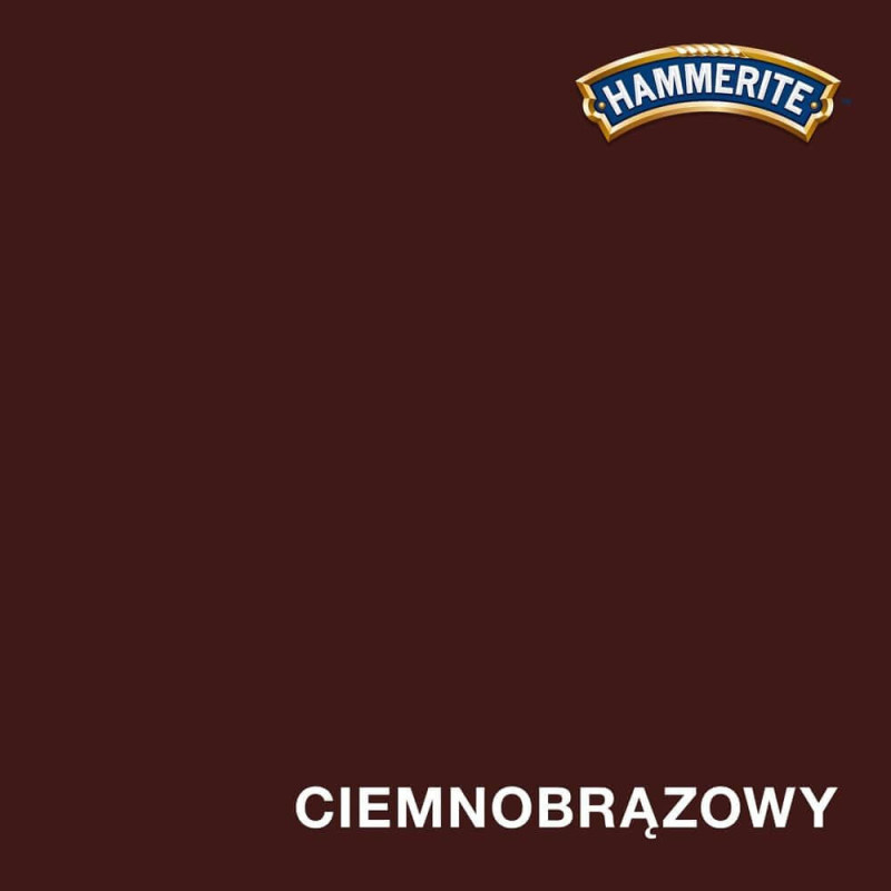 Farba Prosto Na Rdzę Półmat Brąz Ciemny 0.25L Hammerite Farba Prosto Na Rdzę Półmat Brąz Ciemny 0.25L Hammerite