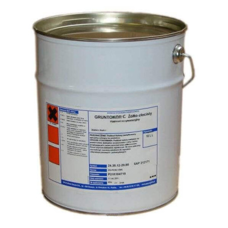 Podkład Antykorozyjny Gruntokor Żółto-Złocisty 10L Sigma Coatings